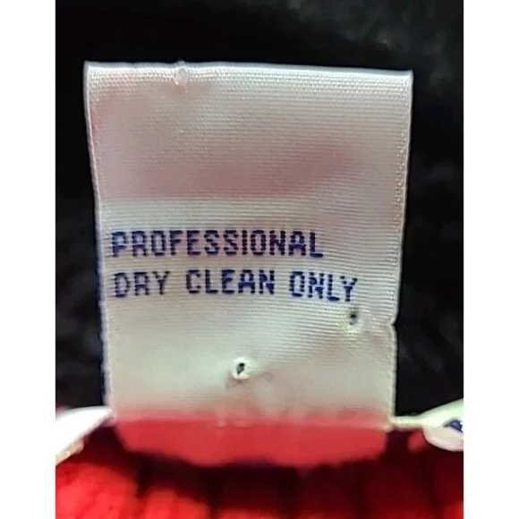 VTG Rebecca Thomas Red Black Faux Fur Collar Zip Front Zebra Print Rib Knit Vest - Picture 7 of 11